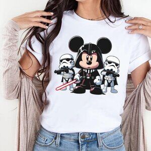 Disney Star Wars Mickey T-shirt, Mickey Darth Vader Lightsaber Shirts